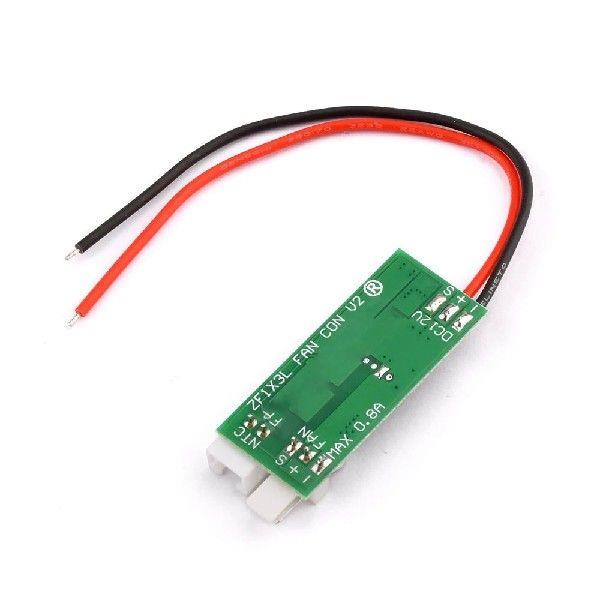 DC 12V 2 Wires Fan Temperature Controller Denoised Speed