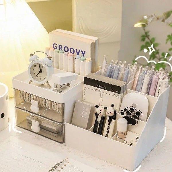 Desktop Cosmetic Storage Box Organizer Drawer Office