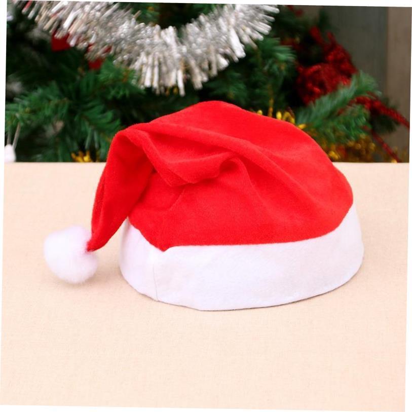 Christmas gifts Christmas hat Santa hat Golden velvet hat