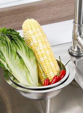 Stainless Steel Sink Strainers Anti Deformed Sink Storage