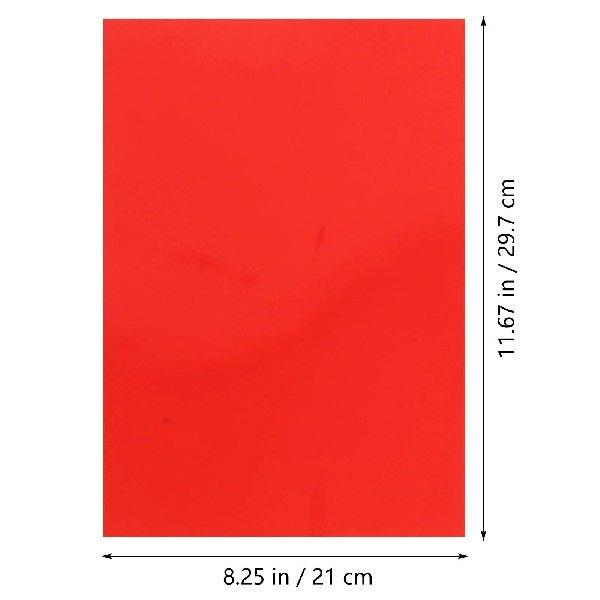 9 Pcs Color Gels Thicken for Lighting Classroom Filters Pvc