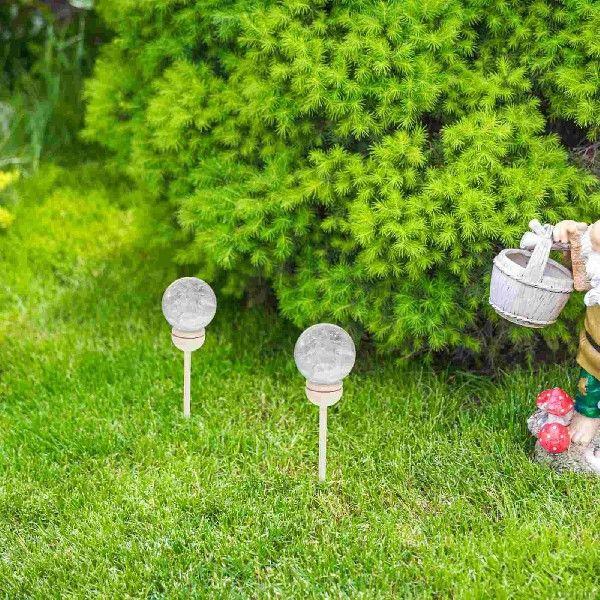 4pcs Wooden Sphere Stand Crystal Display Stand Crystal