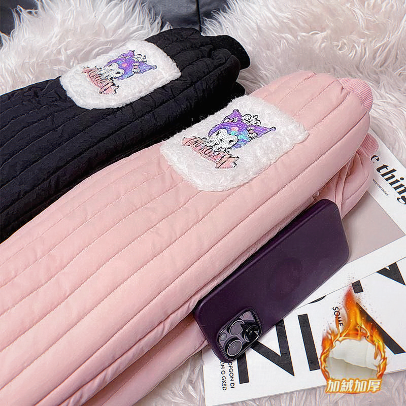 女1童棉裤一条过冬宝2宝外穿加厚四层夹棉超厚冬季加绒加厚裤子