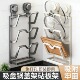 锅盖架墙上免打孔壁挂式 置物架 多功能厨房置物多层菜板收纳吸盘式