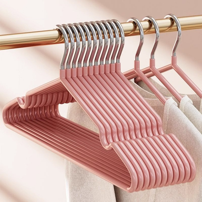 加粗加厚防滑衣架成人家用防滑衣挂防肩角衣撑子晾衣架学生宿舍用