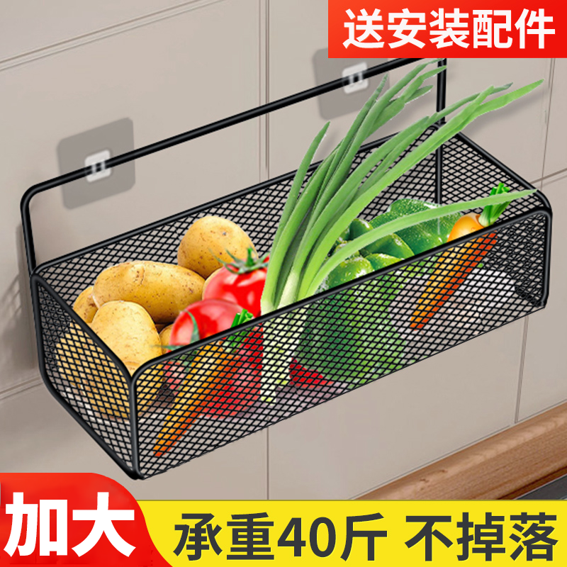 免打孔厨房置物架家用调味料收纳架壁挂式刀架挂架大容量用品大全