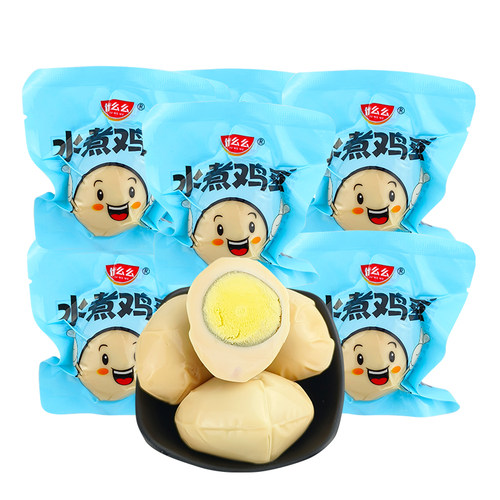 优么么水煮鸡蛋卤蛋五种口味混搭
