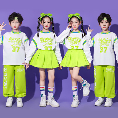 儿童啦啦队演出服装运动会开幕式