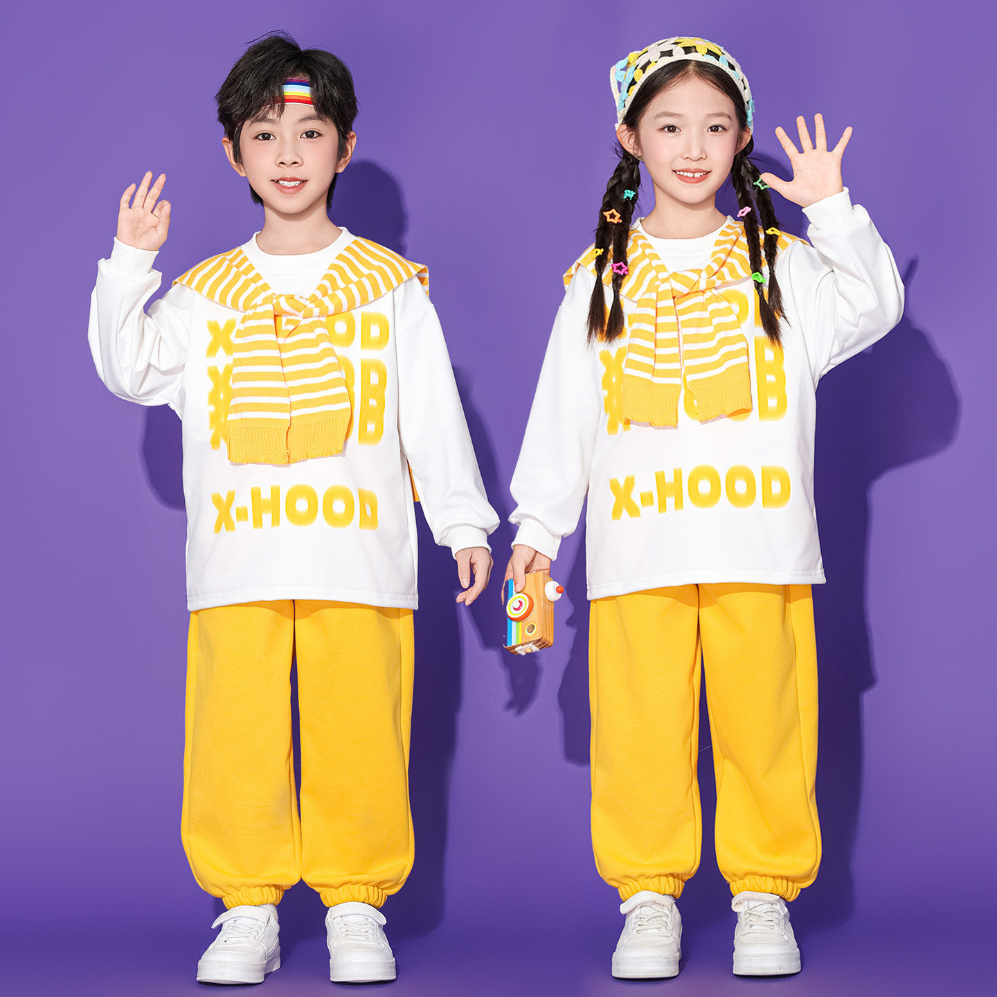 儿童运动会开幕式班服小学生啦啦队演出服幼儿园团体舞蹈表演服装