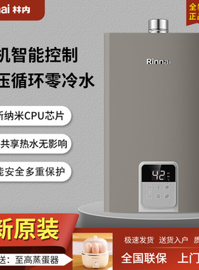 Rinnai/林内 RUS-R16E42G-CH劲逸系列16升恒温零冷水燃气热水器