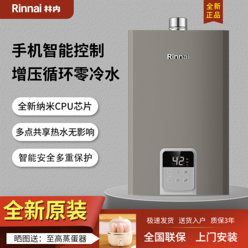 Rinnai/林内 RUS-R16E42G-CH劲逸系列16升恒温零冷水燃气热水器