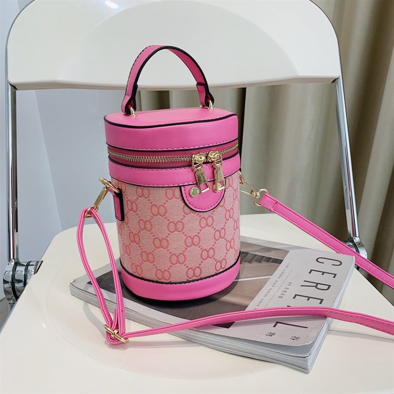 2021新款z水桶包斜挎包女时尚帆布单肩包撞色迷你小包手机包化妆|msdalam kategori Beg kulit/wanita/beg lelaki, beg Ms. - dari Buy2taobao.com untuk memberikan perkhidmatan ejen Taobao profesional membeli