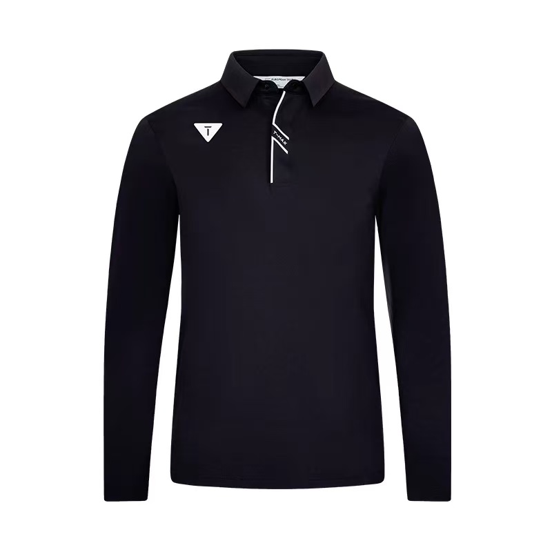 高弹舒适运动质感翻领POLO衫