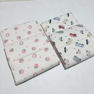 外贸单儿童床垫幼儿园午休垫子50*120可折叠防滑防潮卡通宝宝床褥