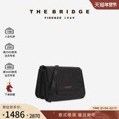 桥牌 The Bridge LUCREZIA系列女士手工牛皮植鞣工艺单肩斜挎包