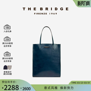 MIRRA系列女士纯牛皮休闲通勤手提包托特包 桥牌 The Bridge