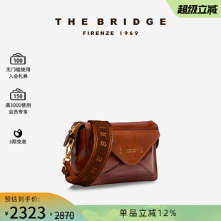 Bridge The 桥牌FRIDA系列女士牛皮精致小方包单肩包