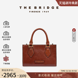 IDA系列 The 新品 桥牌 女士宽肩带牛皮手提单肩包 Bridge