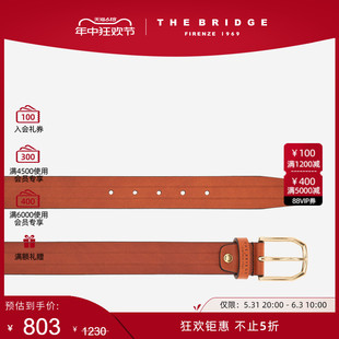 腰带男士 带 真皮高档复古时尚 桥牌 手工牛皮 Bridge 裤 The