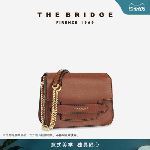 手工单肩包TheBridge斜挎复古