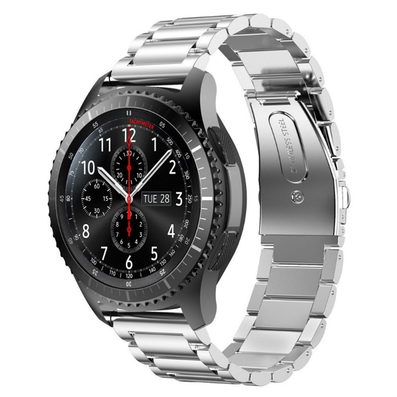 三星gear s3华米ammazfit ticwatch智能手表不锈钢手表带moto360