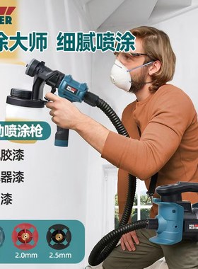 纽迈特电动喷漆枪油漆涂料乳胶漆
