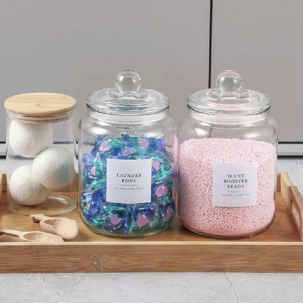 2PCS 2L Laundry Detergent Container Durable Easy To Clean