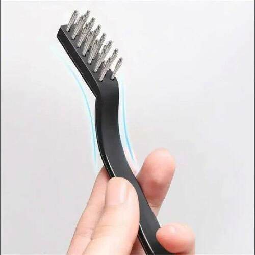 lot Mini Stainless Steel Rust Brush Brass Cleaning