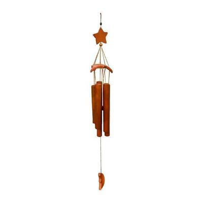 Wooden Wind Chime Handcrafted Garden Wind Chime for Balcony