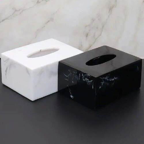 1pc Resin Tissue Box Living Room Desktop Decor Coffee Table