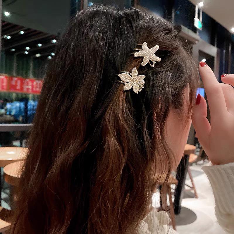 Exquisite Starfish Pearl Hairpin High Pole Side Super Fairy