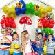 Super Arch Brothers Themed 143pcs Garland Mario Balloon Kit