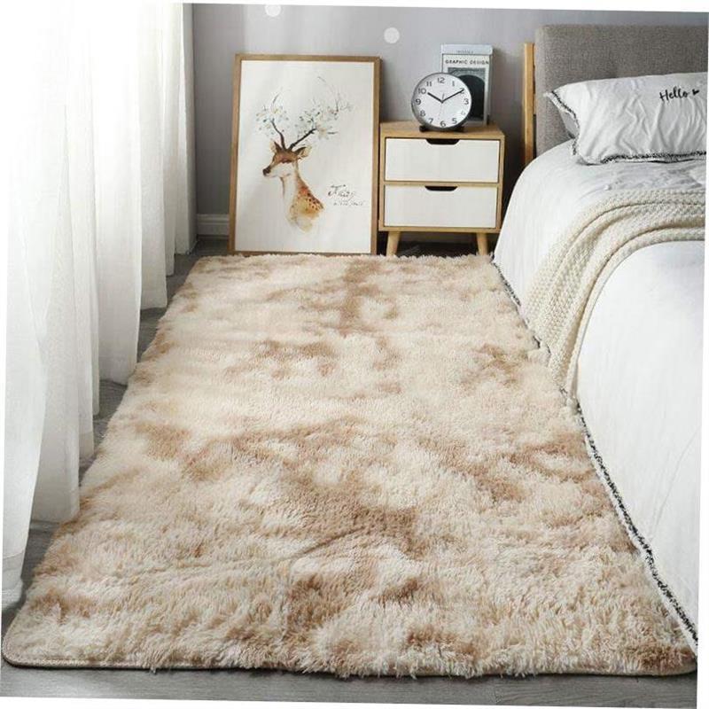 Carpet, bedroom bed blanket Nordic plush floor mat,cushion