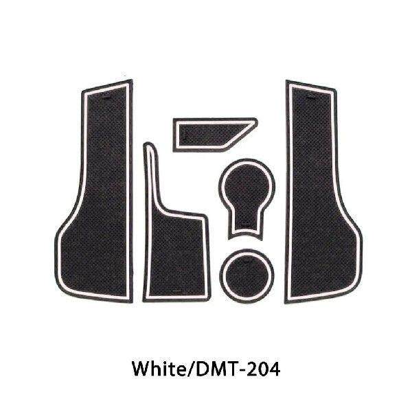 5 Pieces Gate Slot Cup Mat Silicone Automobile Coaster Pad