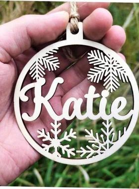 Personalized Different Names Christmas Snowflake Ball