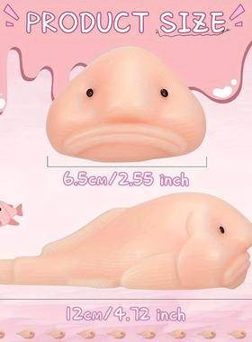1Pc Blobfish Squeeze Toys Sensory Animal Soft Pop Fidget Toy
