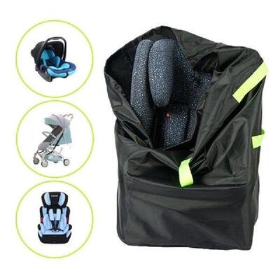 Car Travel Bag Adjustable Padded Backpack for Car Seats Car