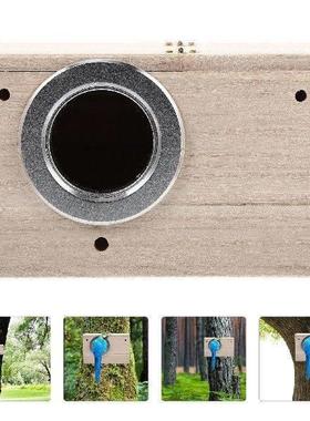 Bird Hut Nest Parakeet Cage Accessories Wooden Birdhouse