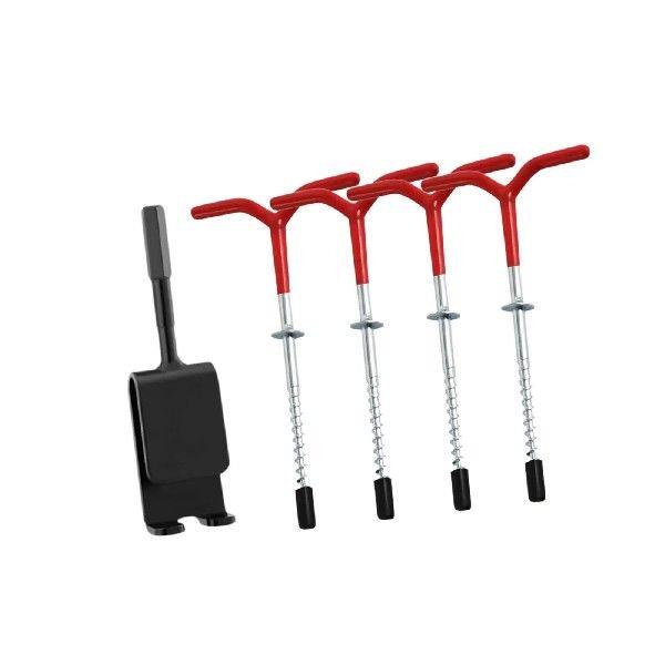 4 Pieces Ice Fishing Anchors Ice Shanty Anchors Ice Anchor