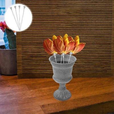 4 Pcs Plastic Stems for Flower Arrangement Artificial Stems