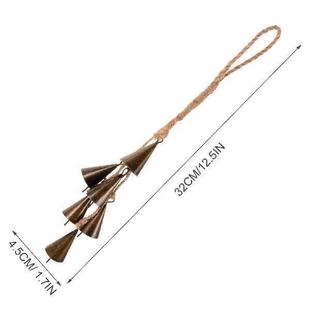 Bell Wind Chime Door Hanging Witch Vintage Ornament Knob