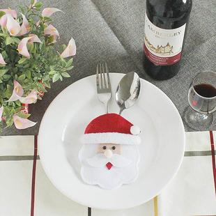 Bags Holder for Holiday Decor Christmas Table Cutlery