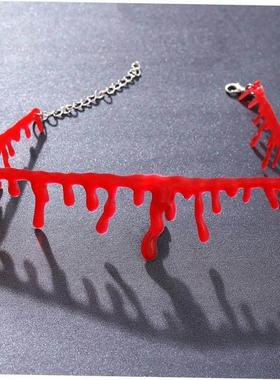 Halloween decorative horror vampire Diablo blood Necklace
