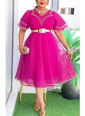 African Dresses for Women Plus Size Africa Clothes Dashiki A