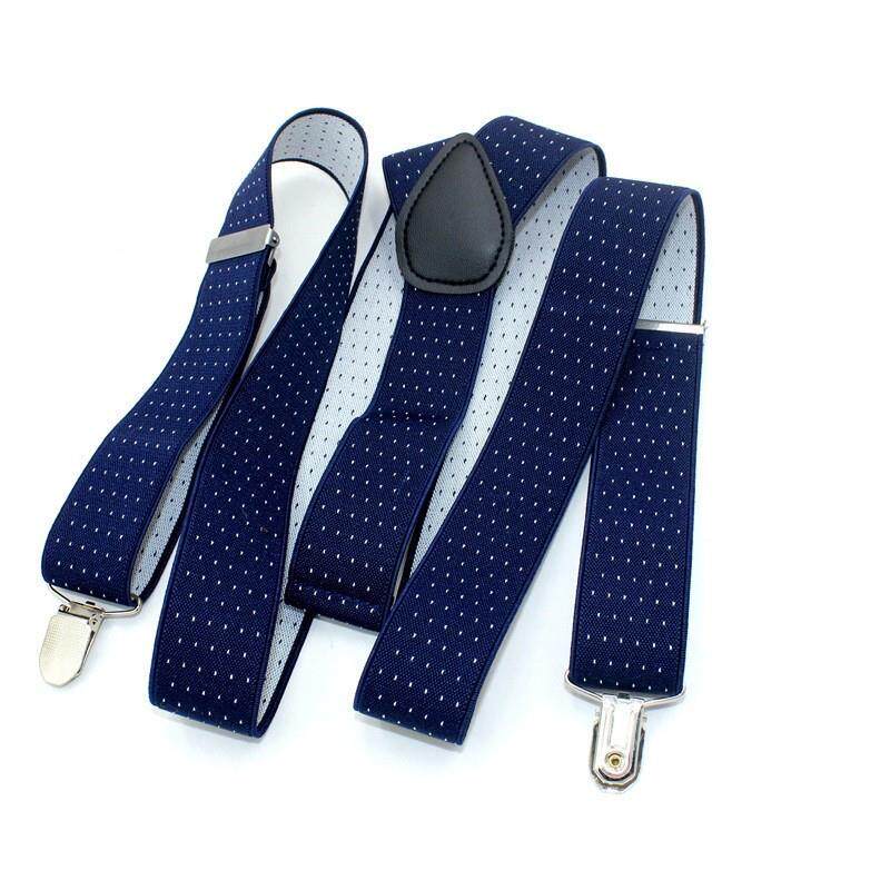 Mens suspenders 3 clip pants suspenders extended suspen