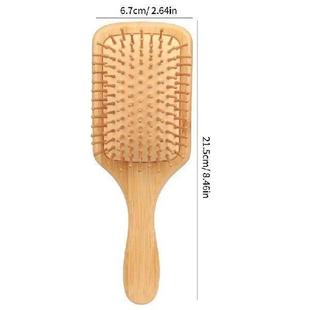 Air Cushion Shun Wood Hair Massage Bamboo Scalp Solid Comb