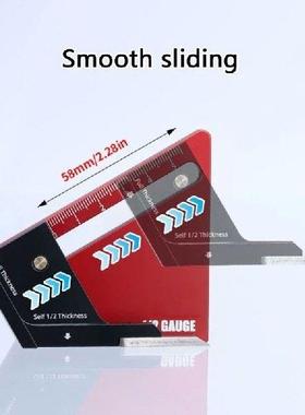 Midline Marking Gauge Woodworking Centering Ruler Height