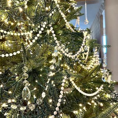 Mesh Christmas Ribbon for Wreaths, Fluffy Bow Making Decor