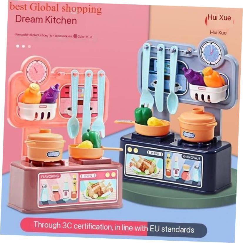 cheap playing kitchen set toys girls boys gift kids cooking