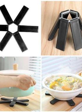 Foldable Trivets Hot Pot Holder Heat Insulation Pad Heat